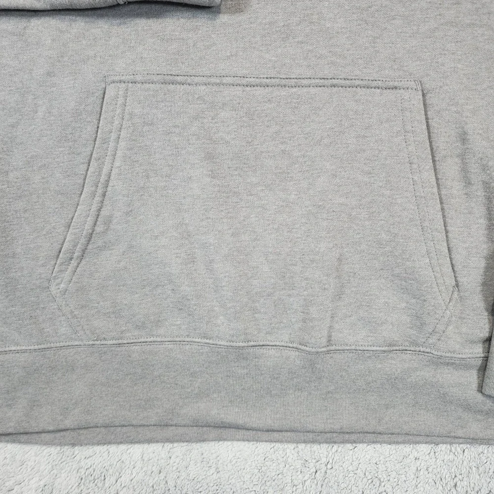The North Face Hoodie Mens XL Gray Fleece Logo Graphic Print Sweatshirt Pullover